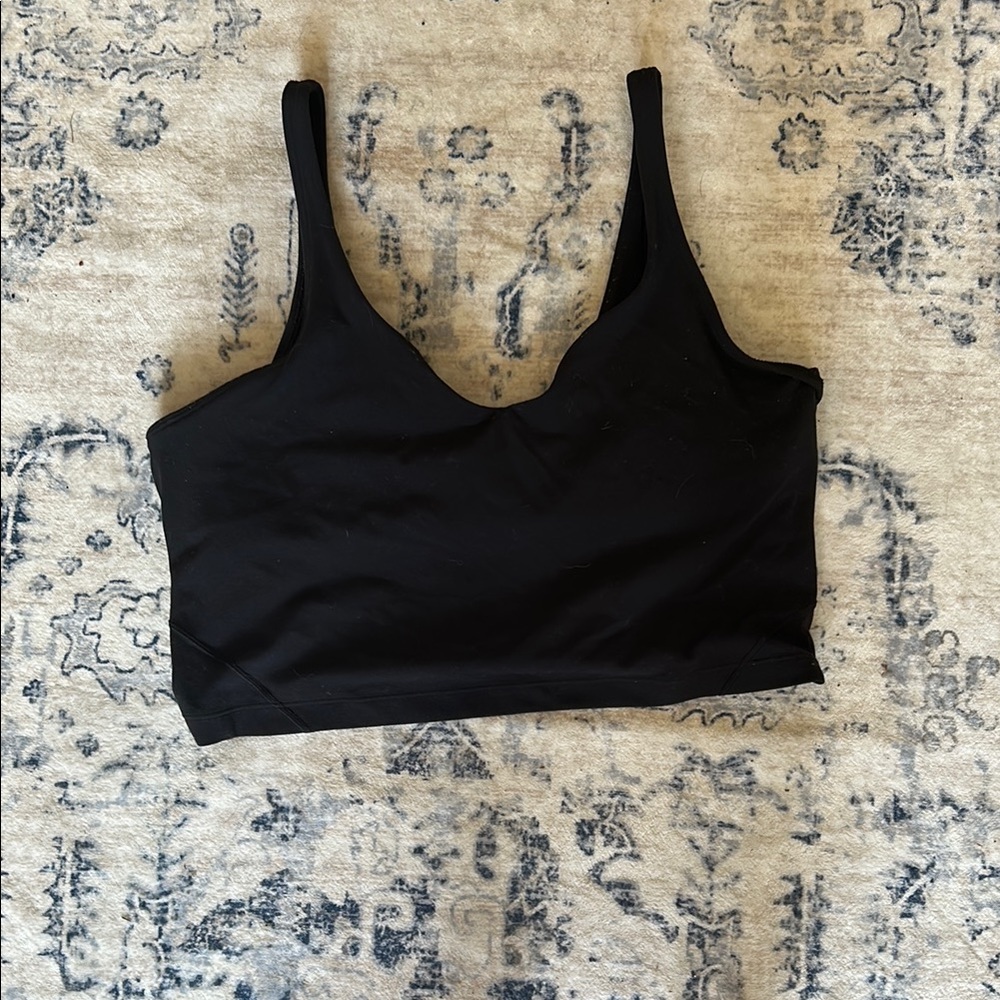 lululemon black align tank!!